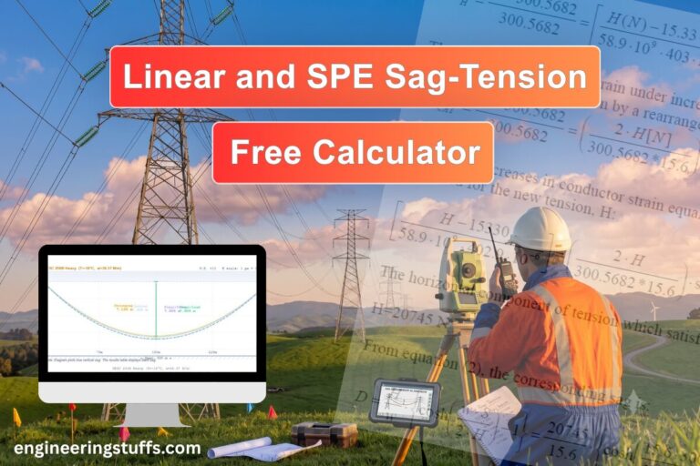 Linear and SPE Sag Tension Calculator
